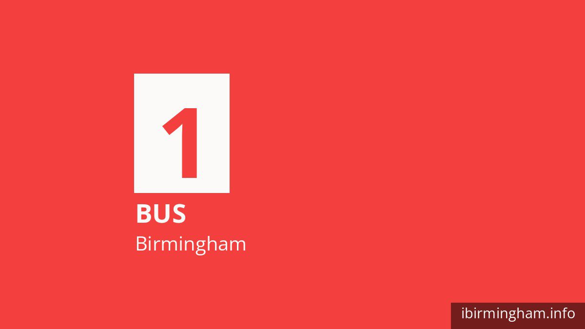 Bus route 1 in Birmingham