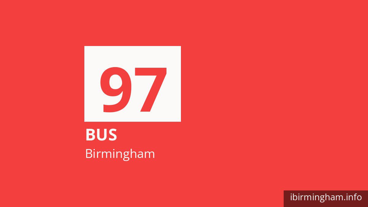 Bus route 97 in Birmingham