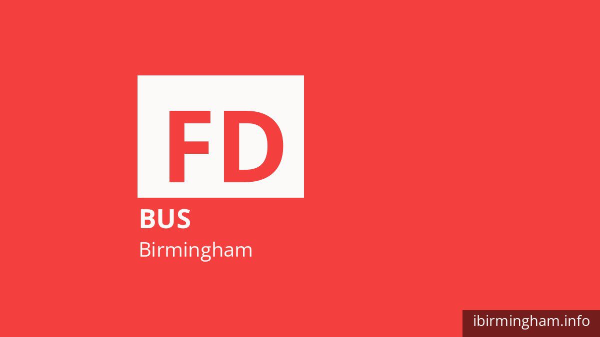 Bus route FD in Birmingham